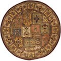 Hand-tufted Classic Bakhtieri Wool Rug (6' Round)