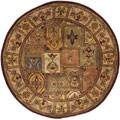 Hand-tufted Classic Bakhtieri Wool Rug (8' Round)