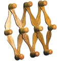 Expandable Burl Wood Coat Hanger