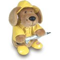 Animated Singing in the Rain Plush Dog