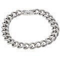 Stainless Steel Curb 8.25 inch 11 mm Chain Bracelet