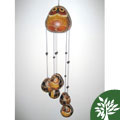 Mate Gourd Owl Wind Chime (Peru)