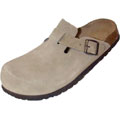 Betula Rock Taupe Suede Clog