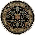 Hand-knotted Konya Collection Wool Rug (8' Round)