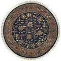 Hand-knotted Antalya Wool Rug (8' Round)