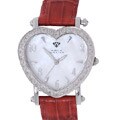 Aqua Master Women's Diamond Heart Shaped Watch
