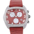 Aqua Master Red Dial Diamond Beetle Watch