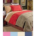 Microsuede 3-piece Down Comforter Set