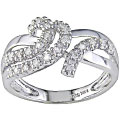 14-kt. White Gold 1/4-ct Diamond Twist Ring
