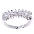 Sterling Silver CZ Marquise Ring