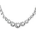 18k White Gold 2 5/8ct TDW Diamond Necklace