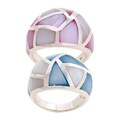 Sterling Silver Pink Mother-of-Pearl Ring