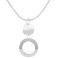 Sterling Silver Italian Circles Pendant
