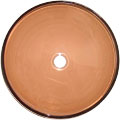 Fontaine White Zinfandel Vessel Sink w/ Drain Assembly