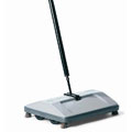 Rubbermaid Gray Commercial Floor and Carpet Sweeper