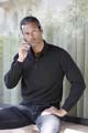 I LEVRIERI Men's Italian Cashmere 3-button Polo