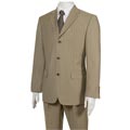 Adesso Uomo Beige Stripe Suit