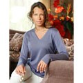 I LEVRIERI Luxury Italian Merino Wool V-neck Sweater