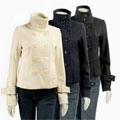 Coffee Shop Women's Double-breasted Peacoat