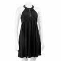 Laundry by Design Backless Beaded Collar Dress