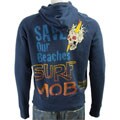 Ed Hardy Men's Surf or Die Stud/ Stone Blue Hoodie