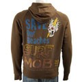 Ed Hardy Men's Surf or Die Stud/ Stone Hoodie