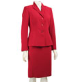 Evan Picone Women's 3-button Skirt Suit