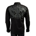 Unlimited 191 Men's Western-style Woven Solid Shirt