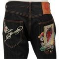 Ed Hardy Men's Joker Embroidered Jeans