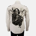 Do Denim Men's Skull Mofif Shirt