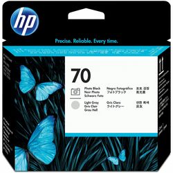 HP No. 70 Photo Black and Light Gray Printhead