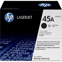 HP No. 45A Black Toner Cartridge