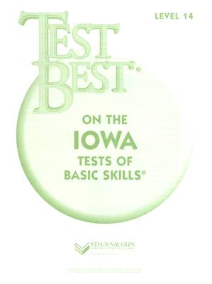 Test Best Itbs Grade 8, LVL 14