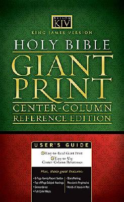 Giant Print Reference Bible-KJV-Center Column