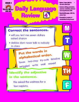 Daily Language Review Grade 4