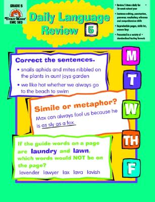 Daily Language Review Grade 5