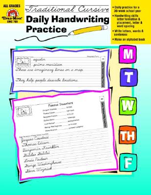 Daily Handwriting Practice Contemporary Cursive