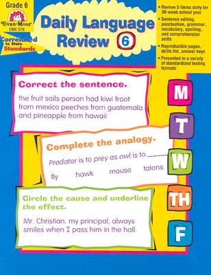 Daily Language Review, Grade 6