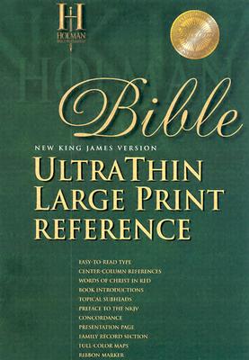 Ultrathin Large Print Reference Bible-NKJV