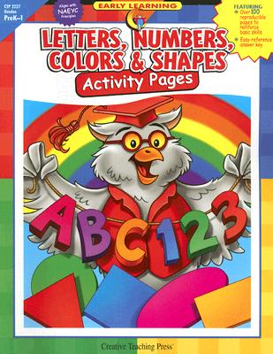 Letters, Numbers, Colors & Shapes Activity Pages: