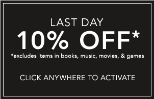 LAST DAY 10% OFF COUPON*