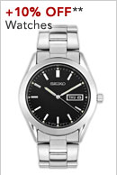 10% OFF WATCHES**