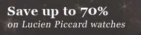 Save up to 70% on Lucien Piccard Watches