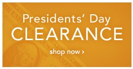 PRESIDENTS' DAY CLEARANCE