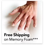 Free Shipping on Memory Foam***