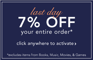 LAST DAY 7% OFF COUPON* - Shop Now