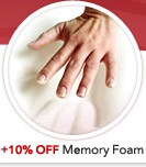 +10% OFF MEMORY FOAM** - SHOP NOW
