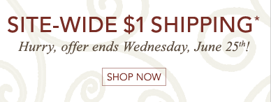 SITE-WIDE $1 SHIPPING* - SHOP NOW