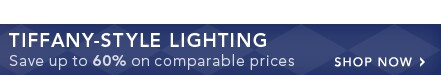 Save up to 60% on Comparable Prices on Tiffany-style Lighting - Shop Now