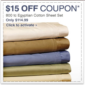 $15 Off Coupon* Click Here